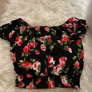 New floral crop top